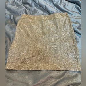 Charlotte Russe Golden Skirt